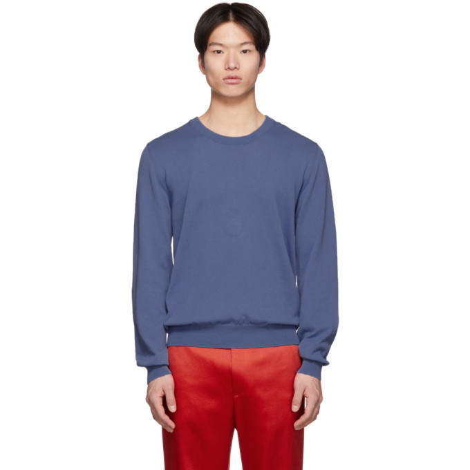 Photo: Maison Margiela Blue Knit Sweatshirt