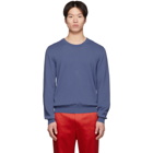 Maison Margiela Blue Knit Sweatshirt