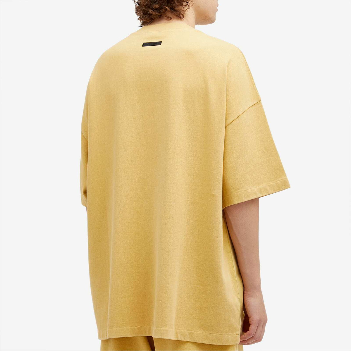 Fear of God ESSENTIALS Men's Heavy Crewneck T-Shirt in Amber