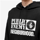 Neighborhood Men's x Public Enemy Hoodie in Black