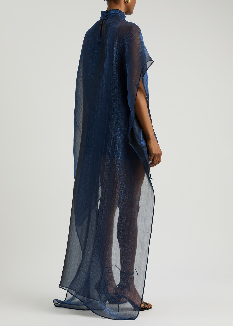 Taller Marmo Dallas Electric fil Coup Kaftan Dress - Navy - One Size Taller  Marmo