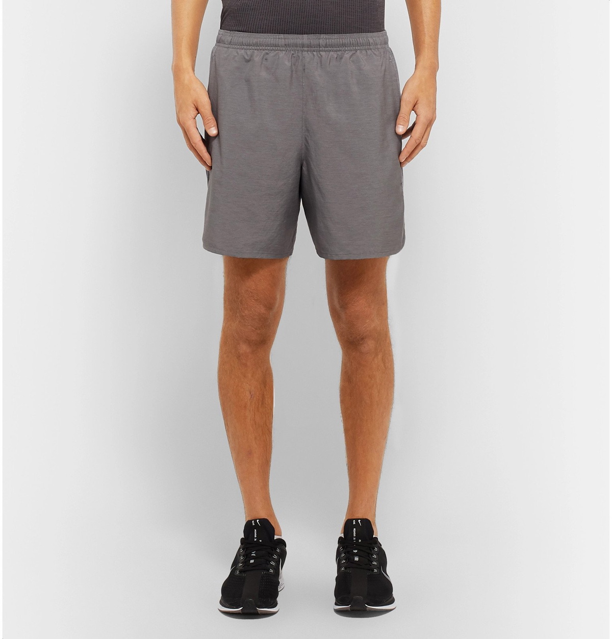 Nike Running - Challenger 2-in-1 Dri-FIT and Mesh Shorts - Gray Nike ...