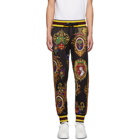 Dolce and Gabbana Black Emblem Lounge Pants