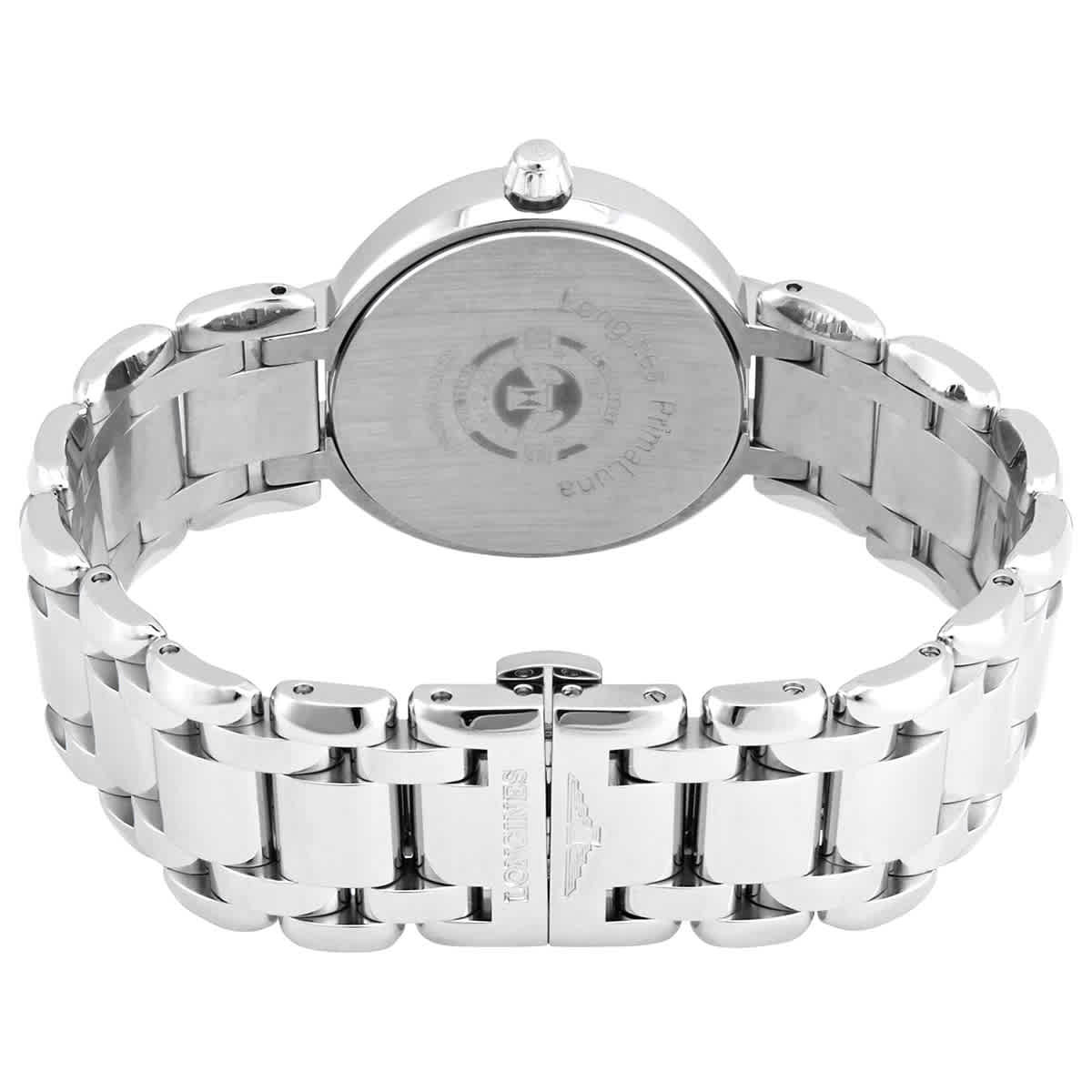 Longines Prima Luna Quartz Diamond White Dial Unisex Watch L8.115.4.87.6