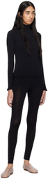 The Row Black Clizia Leggings
