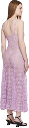 Collina Strada Purple Pamela Midi Dress