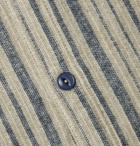 YMC - Andre Striped Cotton-Blend Shirt - Neutrals