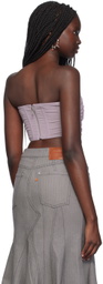 Miaou Purple Poppy Corset