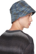 R13 Blue Layered Bucket Hat