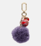 Christian Louboutin Leather-trimmed bag charm