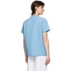 Sunnei Blue Button T-Shirt