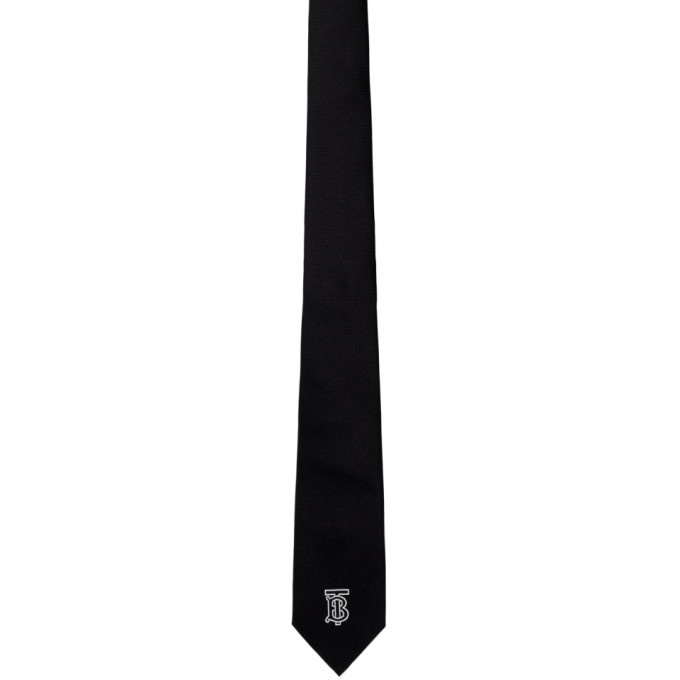 Photo: Burberry Black Stanfield Logo Tie