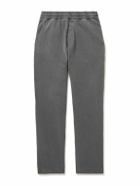 Carhartt WIP - Arling Wide-Leg Garment-Dyed Cotton-Jersey Sweatpants - Gray