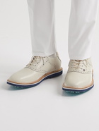 G/FORE - Saddle Gallivanter Pebble-Grain Leather Golf Shoes - White