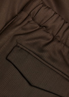 Lardini Tapered-leg Cotton Trousers Brown