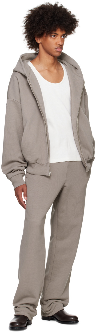 Entire Studios Gray Thermal Hoodie Entire Studios