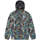 And Wander Splatter Print Raschel Rip Jacket