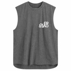 Over Over Men's Broken Records Easy Tank Top in Grey