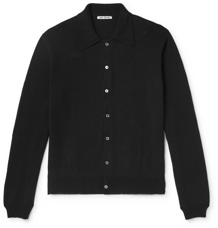 Photo: Our Legacy - Cotton Polo Shirt - Black