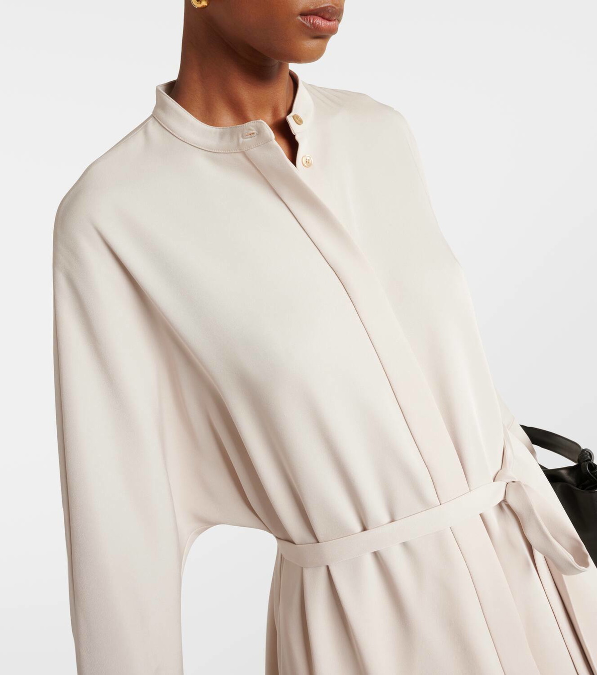 Joseph Dada belted cady midi dress