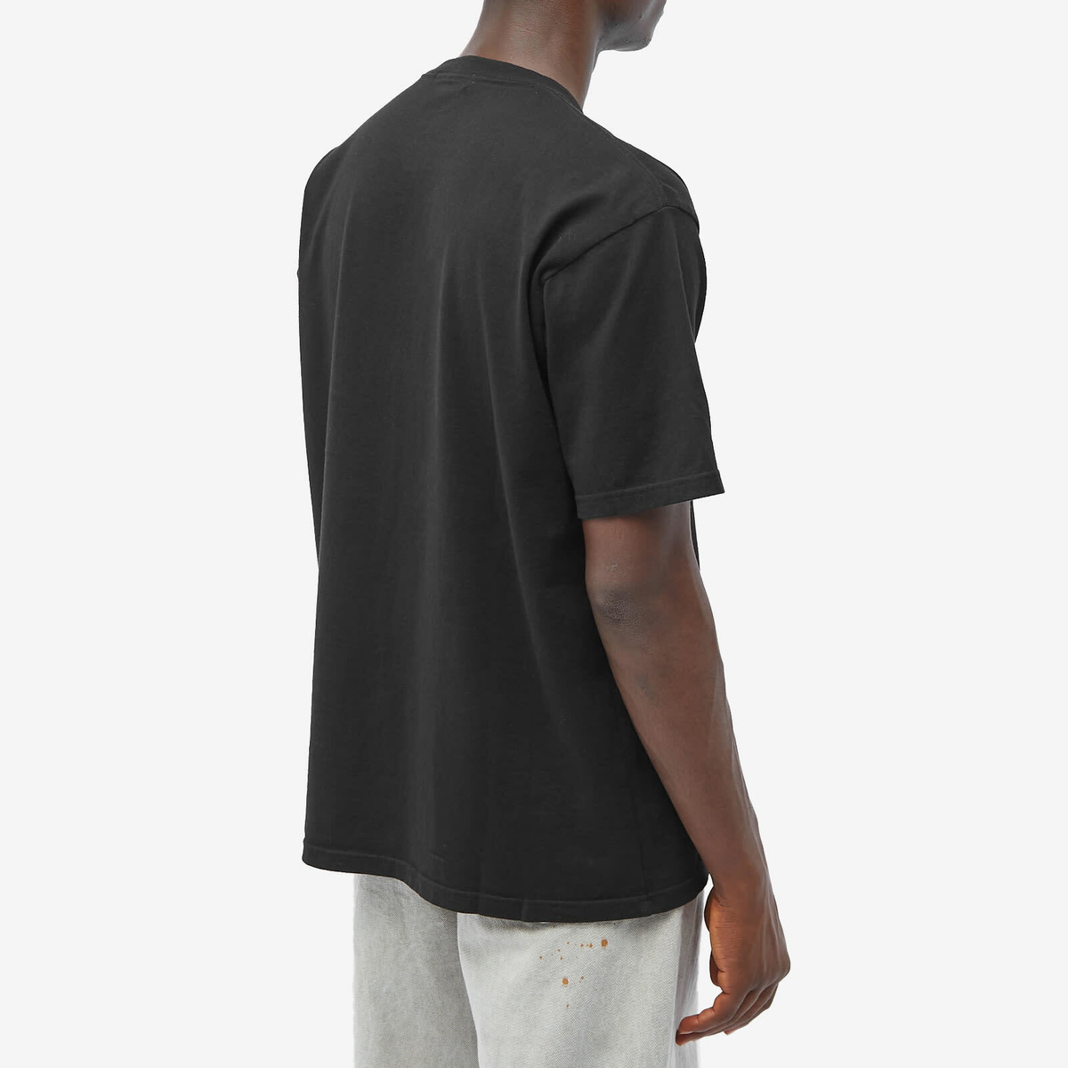 UNDERCOVER 23AW ROSE DESTROY Tee バラ 黒 3 Undercover Men's Destroy Rose T-Shirt in Black Undercover