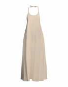 Peserico Womens Midi dress in Beige
