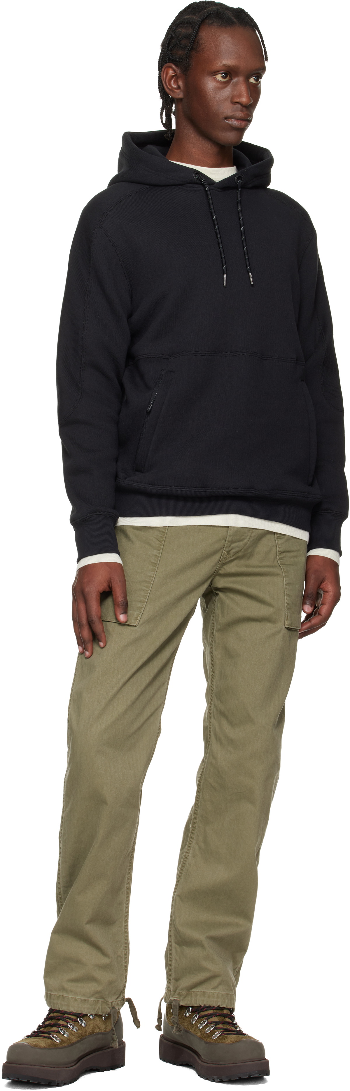 Parajumpers Black Elijah Fleece Hoodie