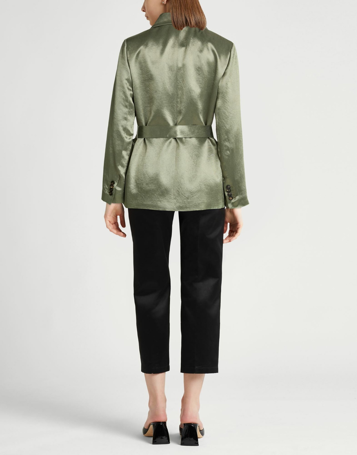 Peserico Womens Blazer in Sage green