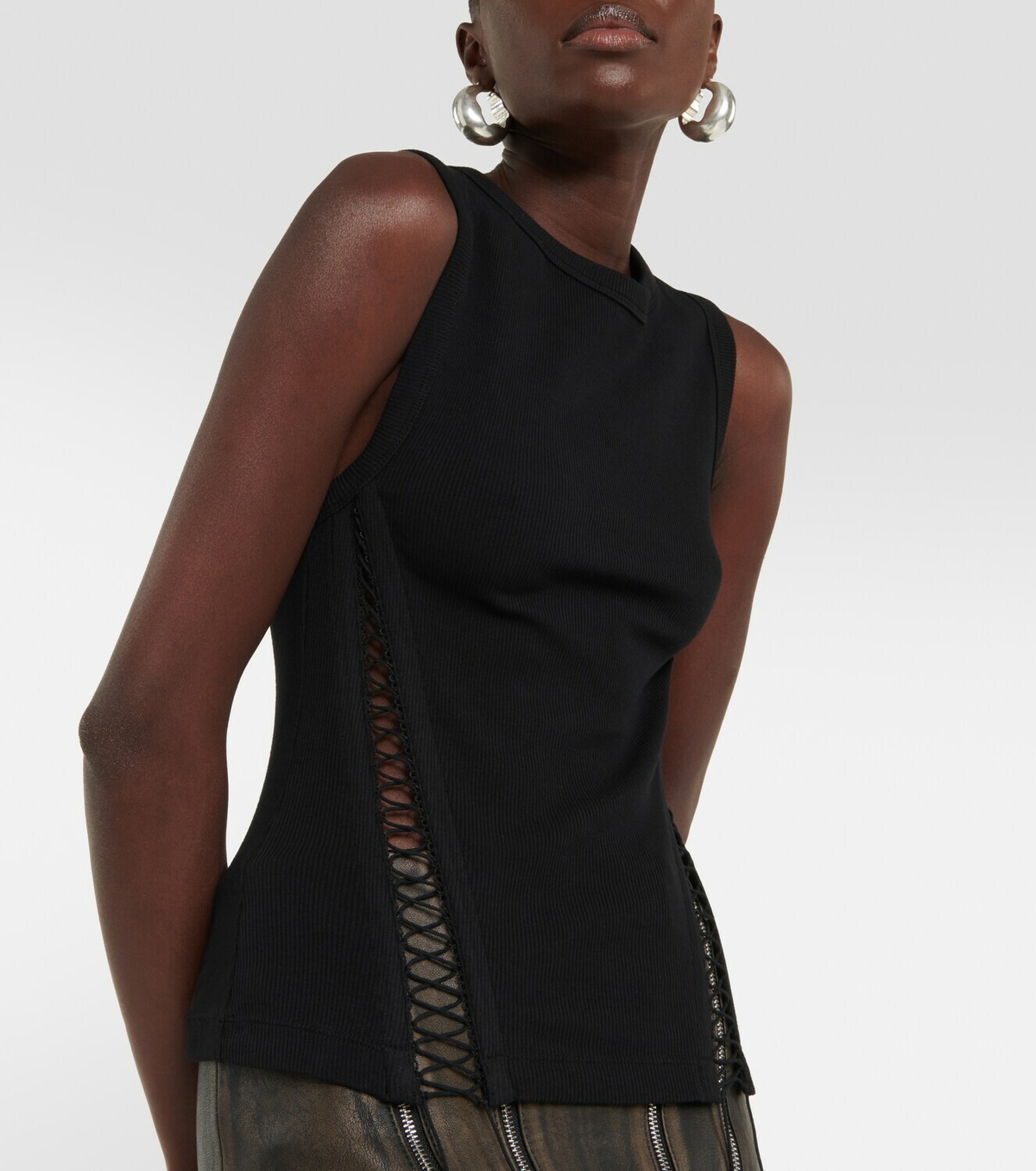 Dion Lee Cutout cotton-blend top