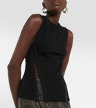 Dion Lee Cutout cotton-blend top