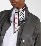 Prada Printed silk twill scarf
