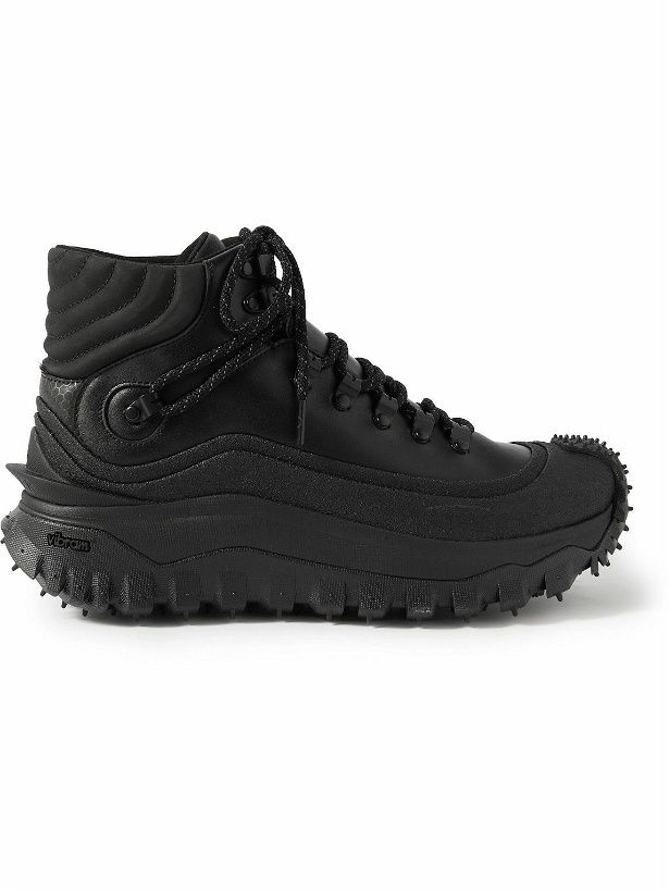 Photo: Moncler - Trailgrip GTX Leather Hiking Boots - Black