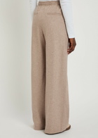 Vince Drawstring Wide-leg Wool-blend Trousers Marzipan