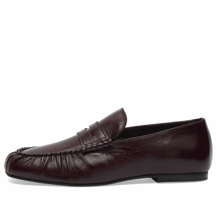 Photo: ALOHAS Women's Aven Rift Leather Loafers in Rift Burgundy