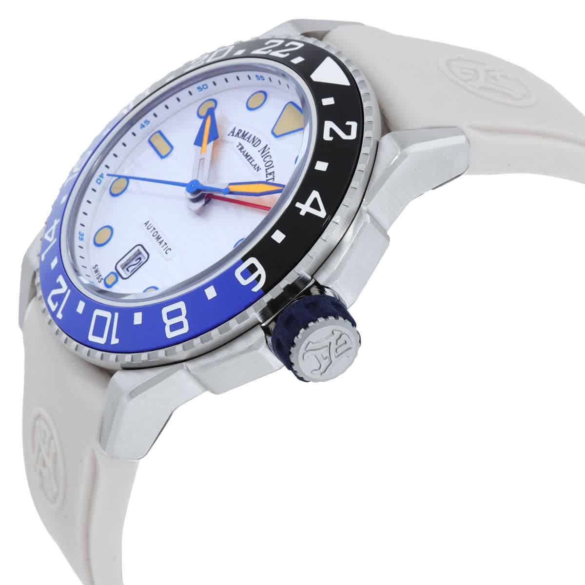 Armand Nicolet JSH Automatic Silver Dial Mens Watch A486RGU-AU-GG4710B