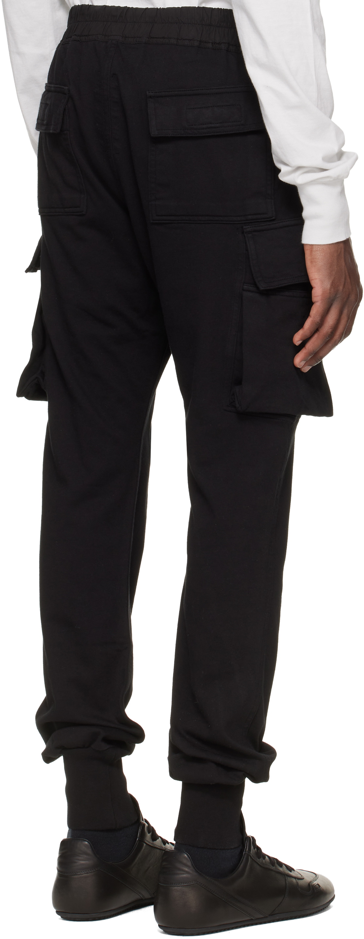 Rick Owens DRKSHDW Black Temple Mastodon Cut Sweatpants