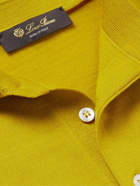 Loro Piana - Slim-Fit Wish Virgin Wool Polo Shirt - Yellow