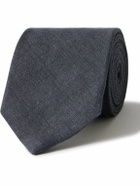 Oliver Spencer - 8cm Bleeker Striped Linen Tie