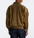 Saint Laurent Suede blouson jacket