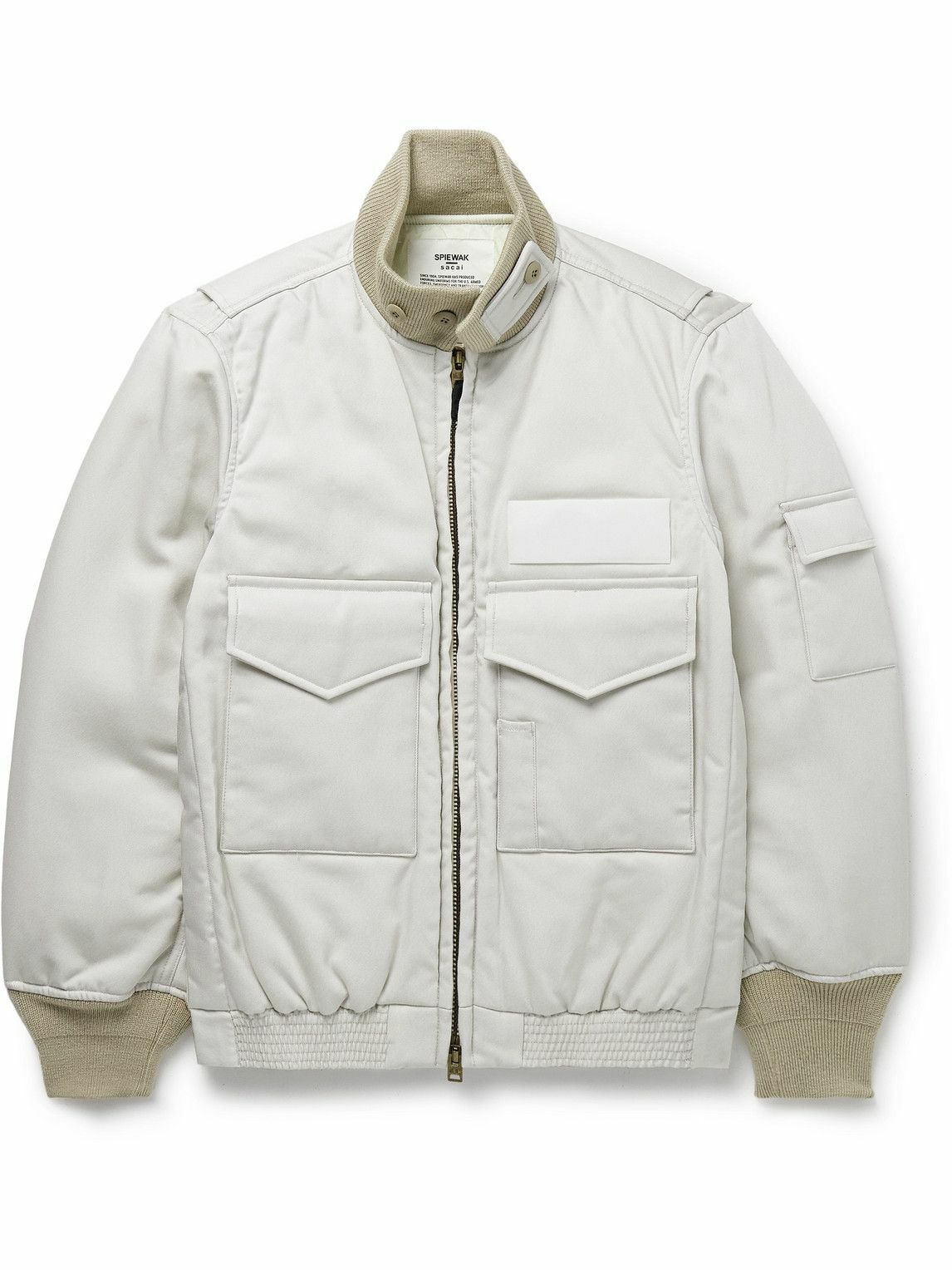 Sacai - Spiewak Padded Twill Jacket - Neutrals Sacai