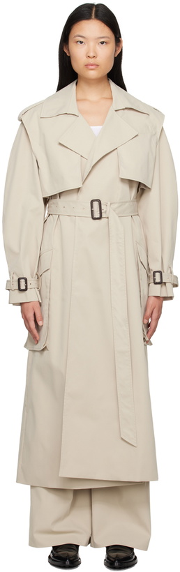 Photo: CAMILLA AND MARC Beige Simona Trench Coat