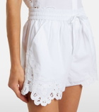 Veronica Beard Vivaldi embroidered cotton shorts
