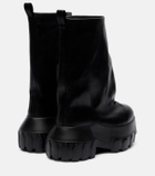 Rick Owens Mega Tractor leather mid-calf boots