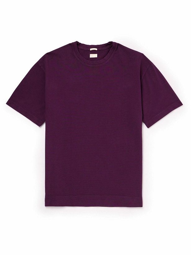 Photo: Massimo Alba - Nevis Organic Cotton-Jersey T-Shirt - Purple