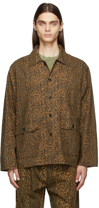 Photo: South2 West8 Beige Leopard Hunting Shirt