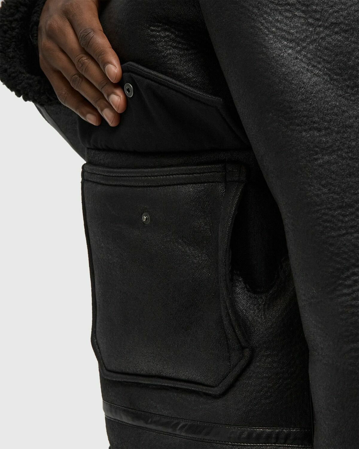 A.P.C. TOMMY JACKET Black Mens Bomber Jacket
