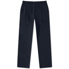 Studio Nicholson Men's Tuck Pleat Pant in Darkest Navy