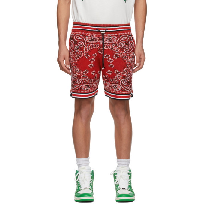 Photo: AMIRI Red Bandana B-Ball Shorts