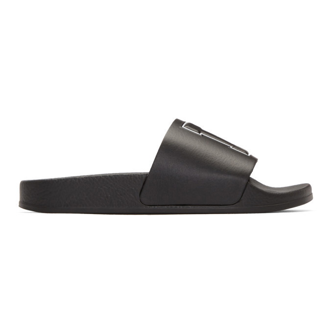 Joshua Sanders Blue Denim Double Bow Slides Joshua Sanders