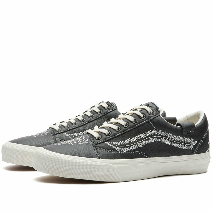 Photo: Vans Vault x Shane Gonzales UA Old Skool VLT LX Sneakers in Black/Marshmallow